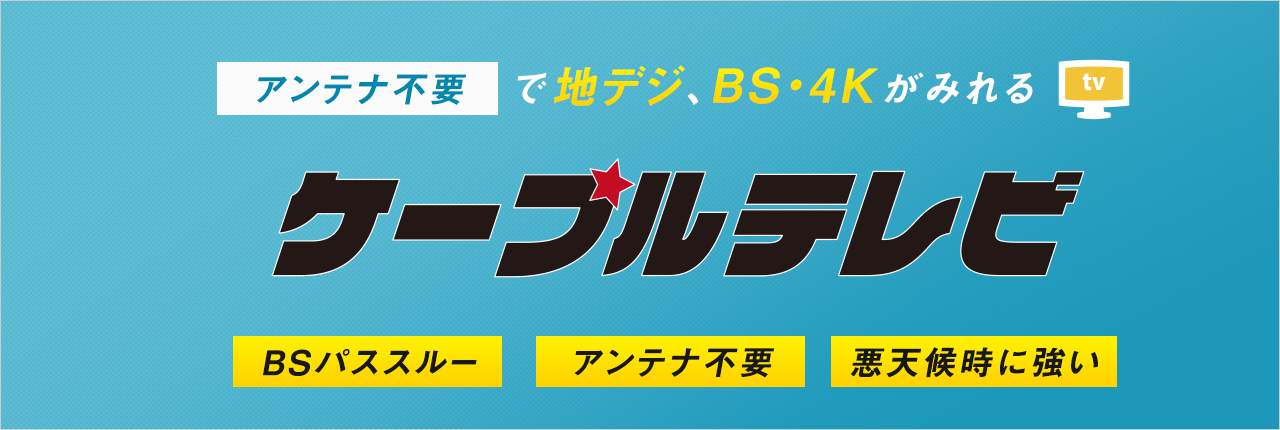 あなたのライフスタイルに合った番組がきっと見つかる