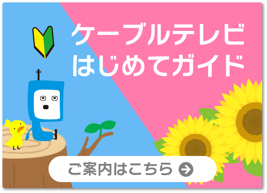 ケーブルテレビ　はじめてガイド